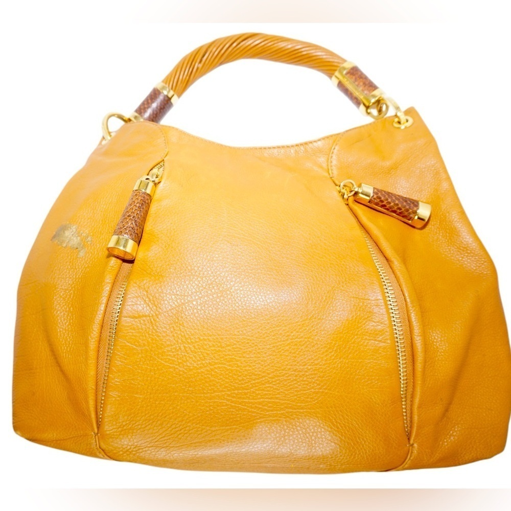 Michael Kors Tonne Leather Python Hobo Bag View 2